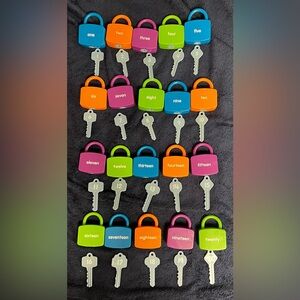 Number Locks 1-20